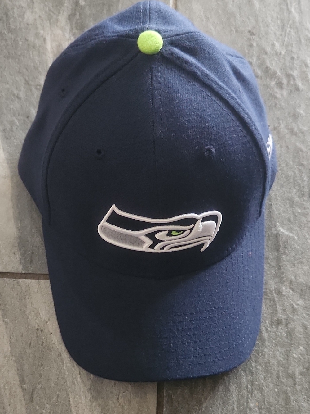 Seattle Seahawks Navy Logo Baseball Cap